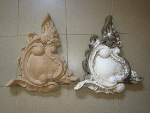 Reconstruction de la sculpture sur bois pour les fentres des maisons patriciennes et des villas.